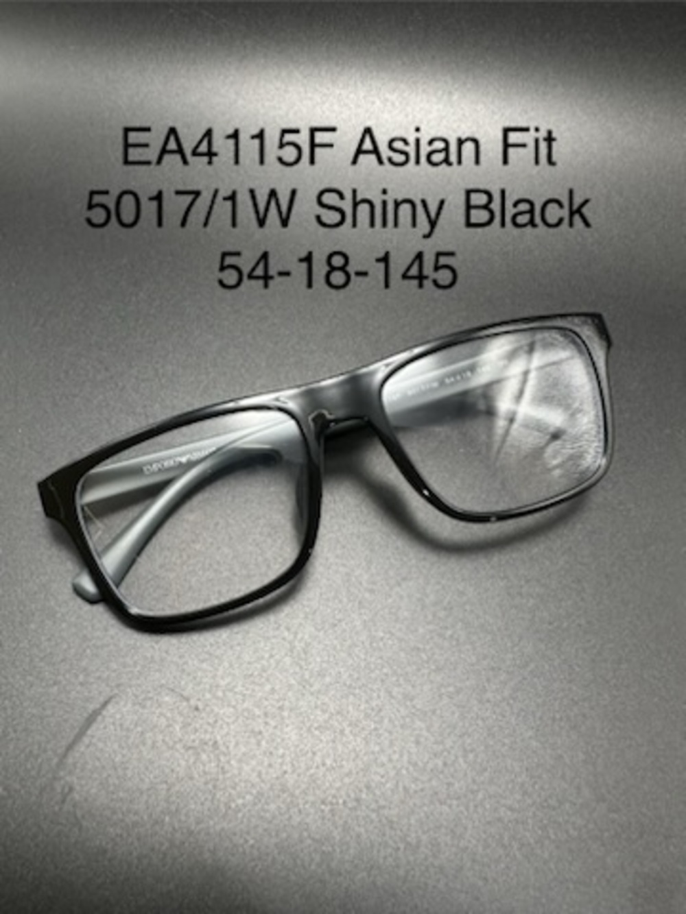 Emporio Armani EA4115F 5017/1W Black Rectangle Eyeglasses Frame Only